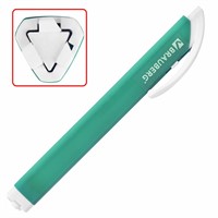 Ластик выдвижной + 2 сменных ластика бирюзовый 272693 Brauberg trios
