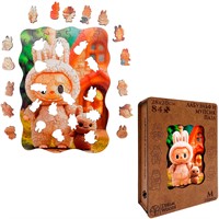 Деревянный Пазл фигурный ЛабуЭльф и Мупсик LB-004