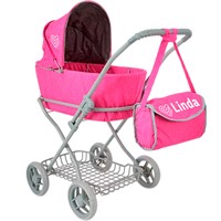Коляска для куклы 8019-2256 Микси Багги Бум Mixy Buggy Boom розовый классическая.