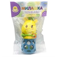 Игрушка развив. Levatoys MKJH109 Жирафик на бат в пак.