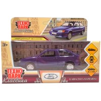 Модель 2113-12-BU2-WOD ВАЗ-2113 12 см, двери, багаж, инер,темно-синий Технопарк  в кор.