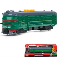 Модель COMTRAIN-20PL-WOD Электричка 20 см, 3 кнопки, инерц, зелен Технопарк  в кор.