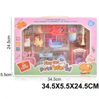 Игровой набор 8060 Питомцы с аксесс., в кор.