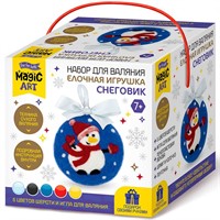 Набор для творчества Набор для Валяния. Елочная игрушка Снеговик 05456
