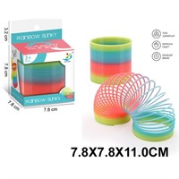 Пружинка BY705-2W Радуга в кор.