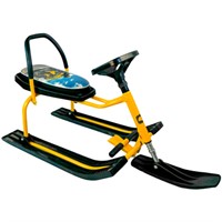 Снегокат 208 высокий со склад спинкой SNOWKAT Auto Car желтый мотоцикл