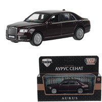 Модель SENAT-13-VIN-WOD АУРУС СЕНАТ длина 13,5 см, двери, багаж, инерц, бордовый Технопарк в кор.