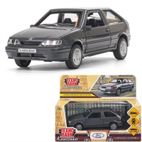 Модель 2113-12-GY-WOD ВАЗ-2113 12 см, двери, багаж, инер,серый Технопарк в кор.