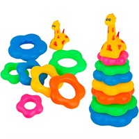 Пирамида "Жирафик" 26 см 7 колец И-1587