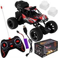 Машина на радиоуправлении Young Racer MK338-36 Вездеход, пускает мыльные пузыри, красный в коробке