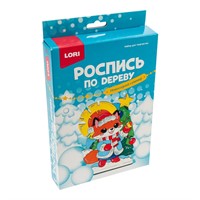 Набор ДТ Роспись по дереву.Новогодний сувенир Лисичка у ёлки Фнн-071 Lori.