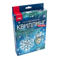 Набор для творчества Квиллинг Новогодний Красивая зима Квл-045 Lori