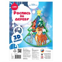 Набор для творчества Роспись по дереву.Панно 3D Волшебный лес Фнн-062 Lori