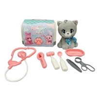 Игровой набор 939-50E Ветеринар Котенок в переноске