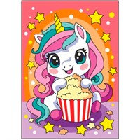 Набор для творчества Картина по номерам для малышей 20х30 Единорожка Ркн-130 Lori