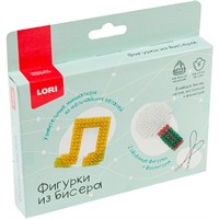 Набор для творчества Фигурки из бисера. Брелоки Нота, микрофон Бис-109 Lori Набор для творчества Фигурки из бисера. Брелоки Нота, микрофон Бис-109 Lori
