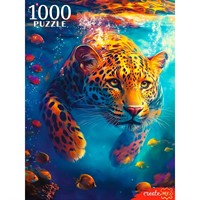 Пазл 1000 Леопард под водой Ф1000-6634