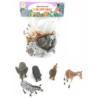 Набор животных Levatoys MK2207-11 Сафари в пак.