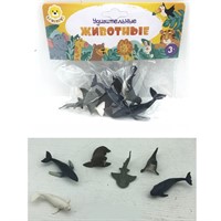 Набор животных Levatoys MK2206-11A Морские в пак.