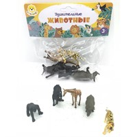 Набор животных Levatoys MK2207-12A Сафари в пак.