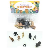 Набор животных Levatoys MK2207-13A Сафари в пак.