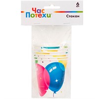 Стакан Шары Кристальные 190мл 6шт 1502-4351