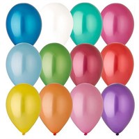 Шар 12" Металлик ассорти 100 шт /цена упак/
