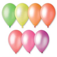 Шар 9" Неон ассорти 100шт / цена за упак/