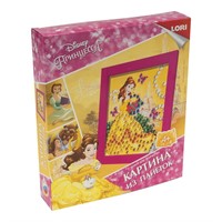Набор для творчества Картина из пайеток Disney Принцесса Белль Апд-013 Lori