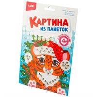Набор для творчества Картина из пайеток "Тигрёнок" Мкс-012 Lori