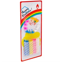 Свеча для торта 12 шт. 5 см FG240525037L