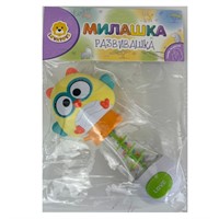 Погремушка Levatoys MKBY148C Совушка в пак.