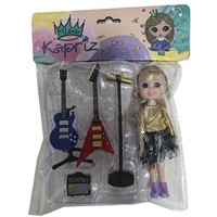 Кукла малышка Miss Kapriz MK55888D Рок-звезда в пак.