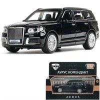 Модель KOMENDANT-143-BK Аурус Комендант 12,5 см, двери, багаж, инерц, черный Технопарк  в коробке