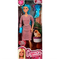 Кукла Карапуз 66001-BF37-S-BB София 29 см ,руки и ноги сгиб, акс