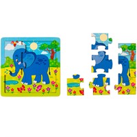 Деревянная Игра Слонёнок собираем по картинке Baby Step 89048
