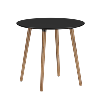 Стол TEYA черный (деревянные ножки) (от 12 шт)