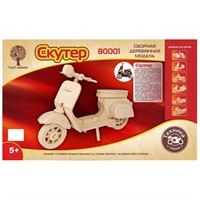 Деревянный конструктор Скутер 80001