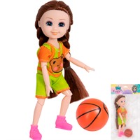 Кукла малышка Miss Kapriz MK55859D Баскетболистка в пак.