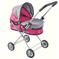 Коляска-люлька д/куклы FL9199-1 Feily корпус метал. в кор.