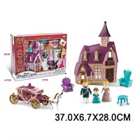 Дом KDL-19 Замок с аксесс., в кор.