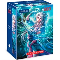 Пазл 500 Fantasy series + Постер + Клей с дозатором 85гр + шпатель 084784
