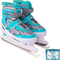 Коньки раздвижные Dvizhok  р.M: 30-33 голубые 141V-577