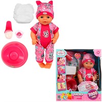 Кукла Карапуз Y40BB-DP-KARAPUZ2-23-RU Пупс пьет, писает, закр. глазки, 4акс, 2000 слов,мелодии Шаинский
