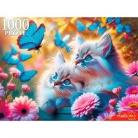 Пазл 1000 Котята и бабочки ХП1000-8280