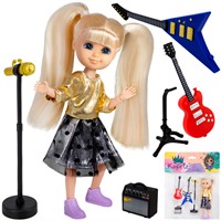 Кукла малышка Miss Kapriz MK55888D Рок-звезда в пак.