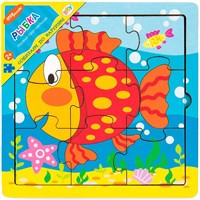 Деревянная Игра Рыбка собираем по картинке Baby Step 89047