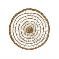 Плетеный абажур "Диск"/ Панно декоративное