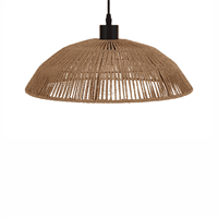 Плетеный абажур из бумажного шнура 39*13 см