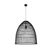 Плетеная люстра  ротанг Д60В70 см